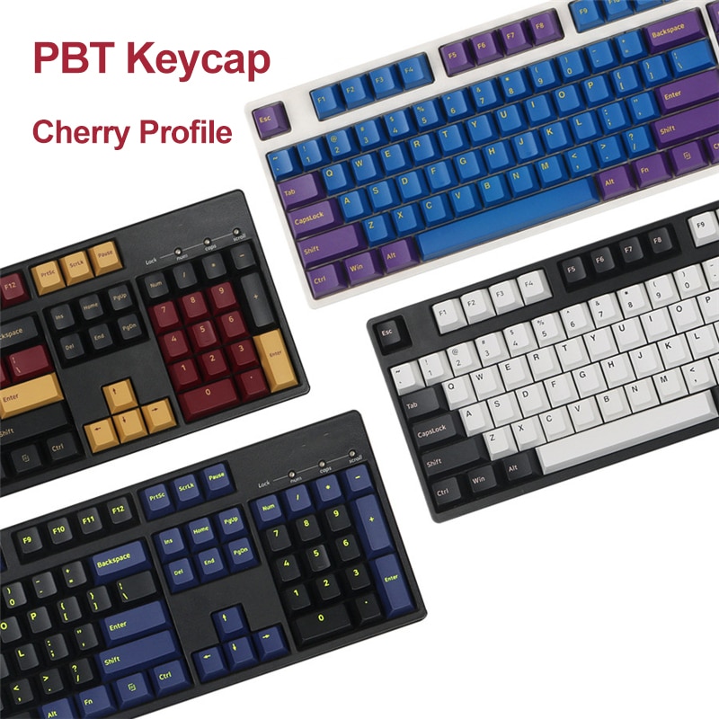 Pbt Keycap 166 Toetsen Cherry Profiel Key Cap Voor 108/104/96 Mx Switch Gaming Mechanische Toetsenbord Voor Rk Akko toetsenbord