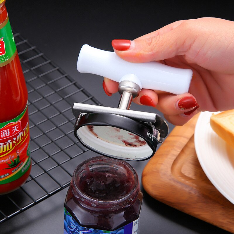Adjustable Jar Opener Stainless Steel Lids off Jar Opener Bottle Opener Kitchen Accessories Can Opener for 3-9.5CM