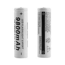 10 Stuks Grijs Cn 18650 9800Mah Lithium Oplaadbare Batterij Voor Zaklamp 18650 Torch Batterijen