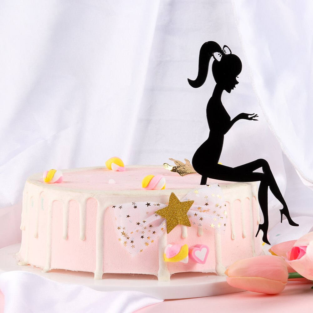 Gratulerer med dagen dessert cupcake topper høye h... – Grandado, image size:1000x1000