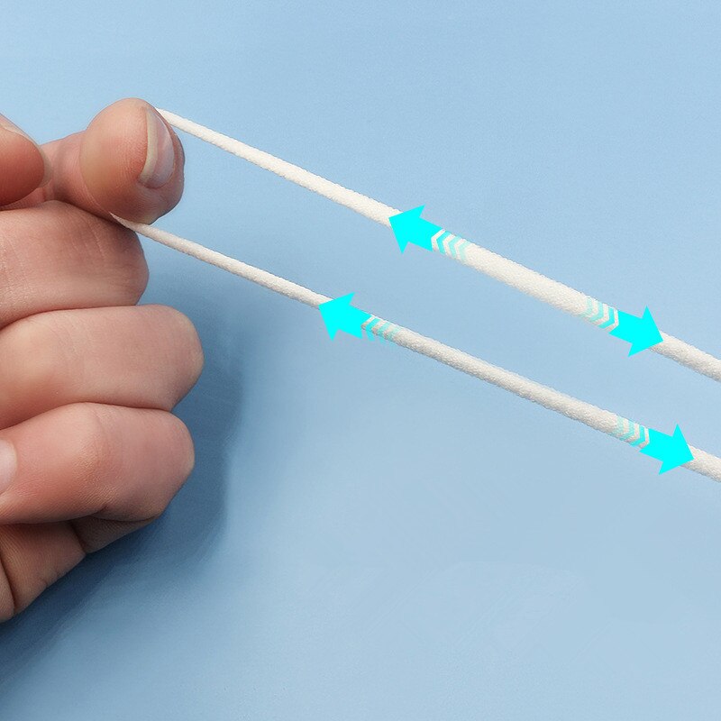 3mm elastiskt band tråd vitt band elastiskt snöre stretch rep elastiskt snöre för trimning av kläder plagg sytyg diy