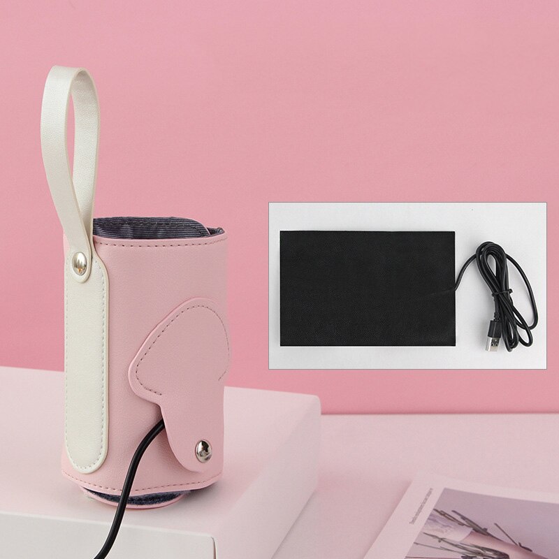 Babyfles isolatiehoes usb-verwarmer constante temperatuur universele draagbare babywarmertas