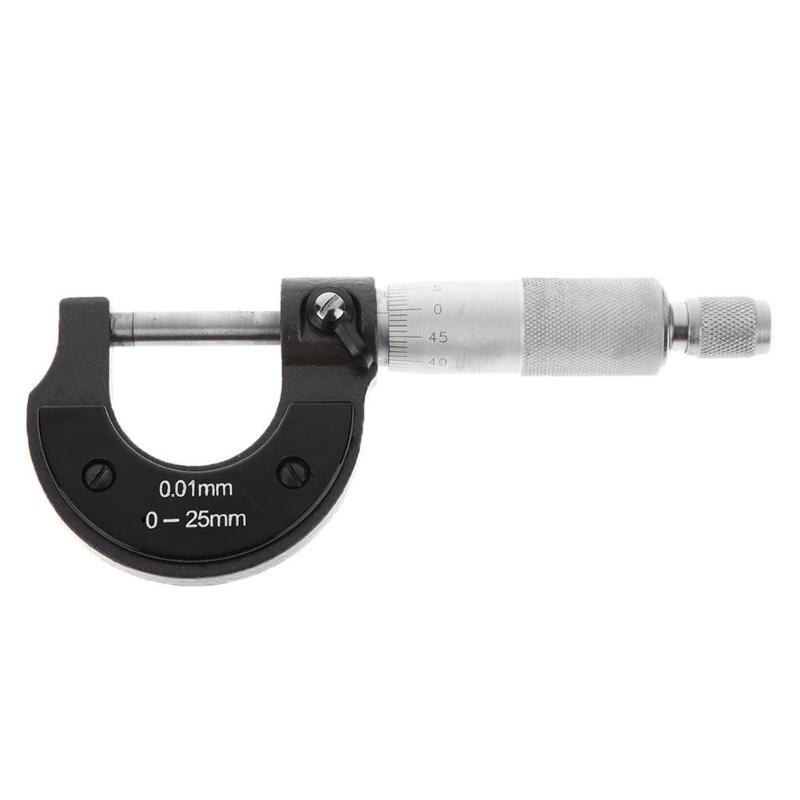 Ulkomikrometri 0-25mm/0.001mm gauge nonierisatula mittatyökalu tarkkuusmittari mittari hiiliteräs mittatyökalut