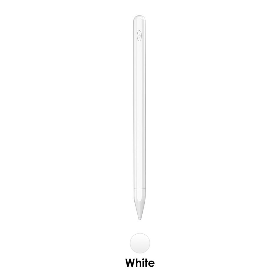 Newest Active Stylus Pen for Apple Pencil with Palm Rejection High Precise Rechargeable Digital Pencil for iPad Pro Air: White