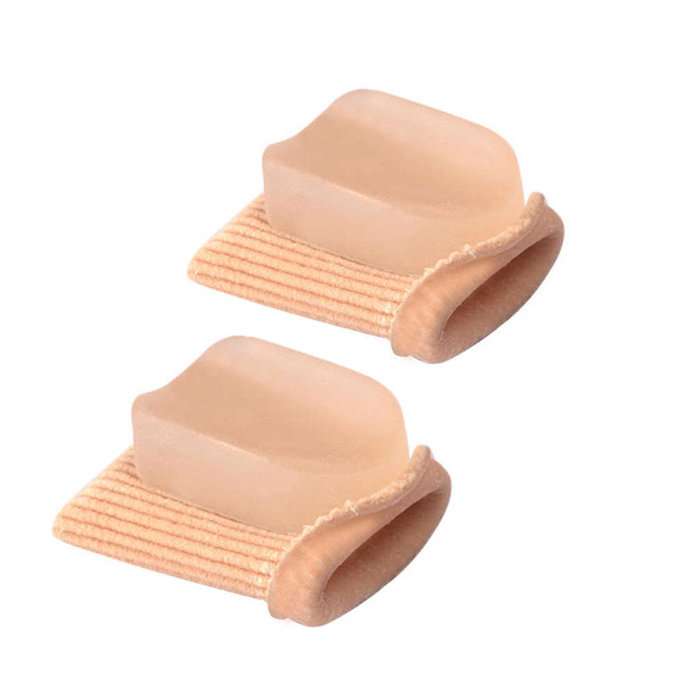 2Pcs Pedicure Orthesen Teen Separator Siliconen Inlegzolen Hallux Valgus Teen Bone Valgus Corrector Voet Middenvoet Voeten Zorg