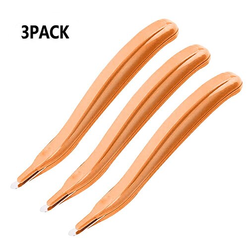 3 Pcs Staple Remover Magnetic Easy Staple Removers Tool Staple Puller Remover Staple Pullers For Office Suppliers: Orange