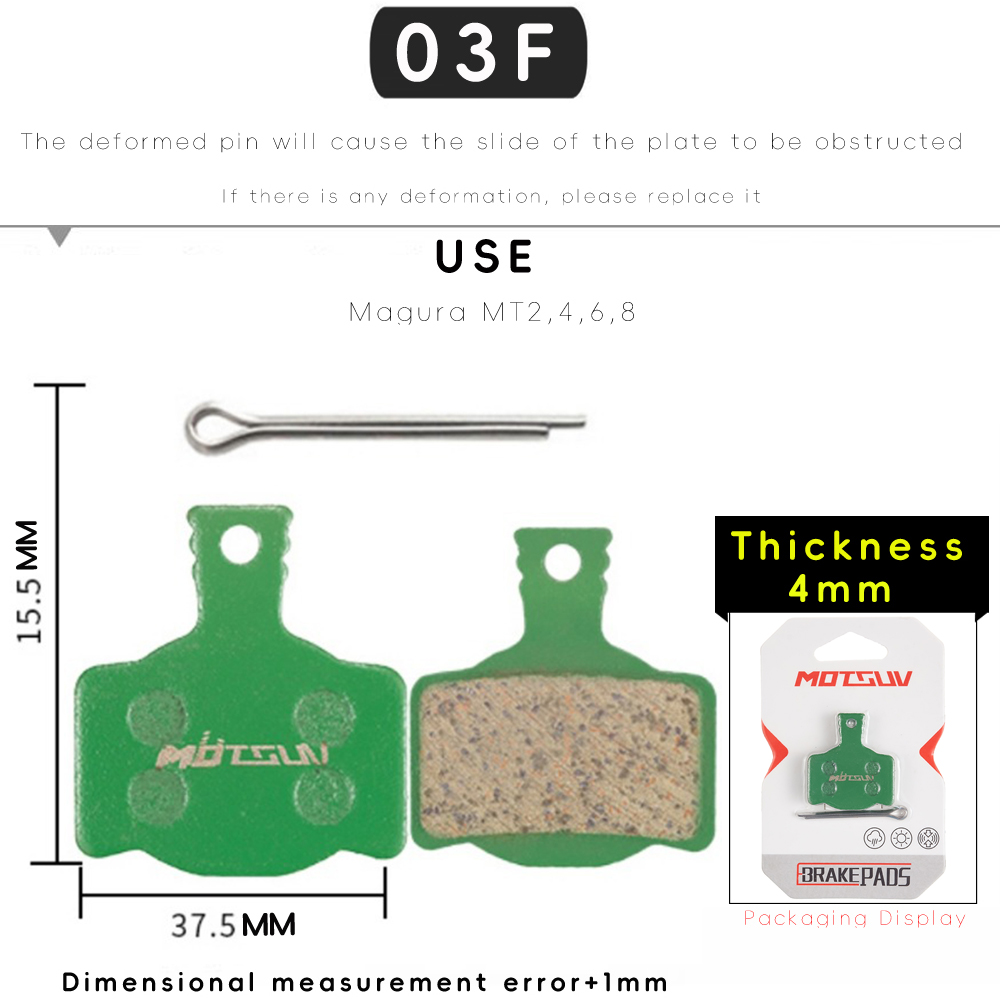 Ceramika rowerowa MOTSUV zacisk hamulca tarczowego klocki ogólne do formuły SHIMANO ZOOM części do hamulców do MTB Road Bike Support hurtowa: green