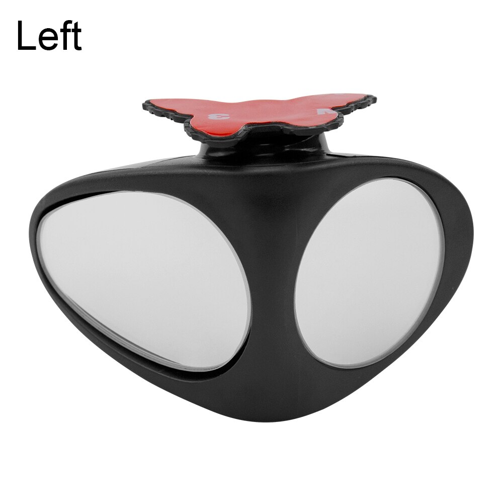 1 st 360 graders roterbar 2- sidig bil blindfläck konvex spegel bil exteriör backspegel säkerhetstillbehör: D