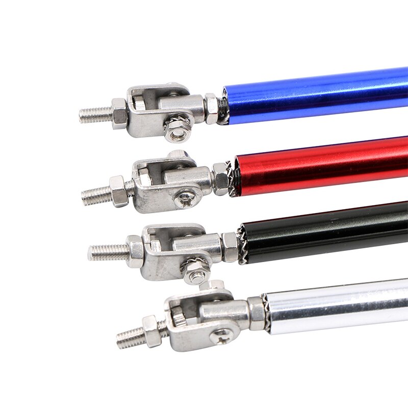 2Pcs 150mm 200mm Car Front Rear Frame Bumper Lip Protector Adjustable Rod Splitter Strut Tie Bar Support Bumper Splitter