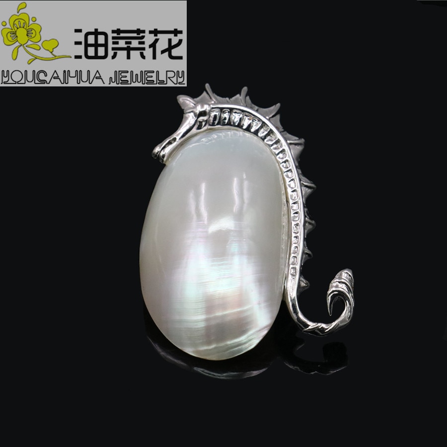 Flor hermosa chica Natural abulón concha marina mar concha de perla colgantes pájaro hipocampo joyería haciendo de para las mujeres