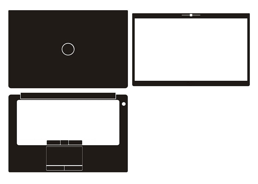 Laptop Sticker Skin Decal Carbon fiber Cover Protector for Dell Latitude 7490 14"