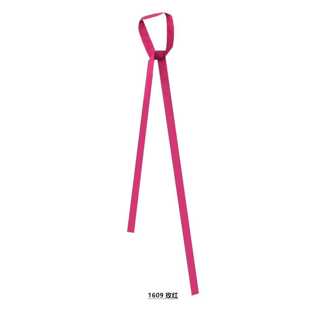 160*3CM mujeres color puro bufanda Extra larga y estrecha de cinta de seda bufandas corbata damas corbata delgada cuello bufandas cinta/correa de muñeca: 9