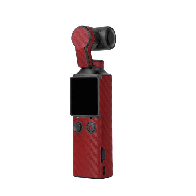 Sunnylife PVC Protective Stickers Film Scratch-proof Decals Skin for FIMI PALM Gimbal Camera Accessories: 1-Red Grain