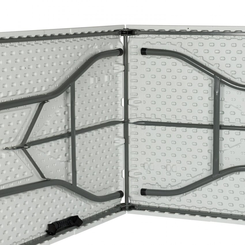 Folding Table 180cm Rectangular white Catering GH91