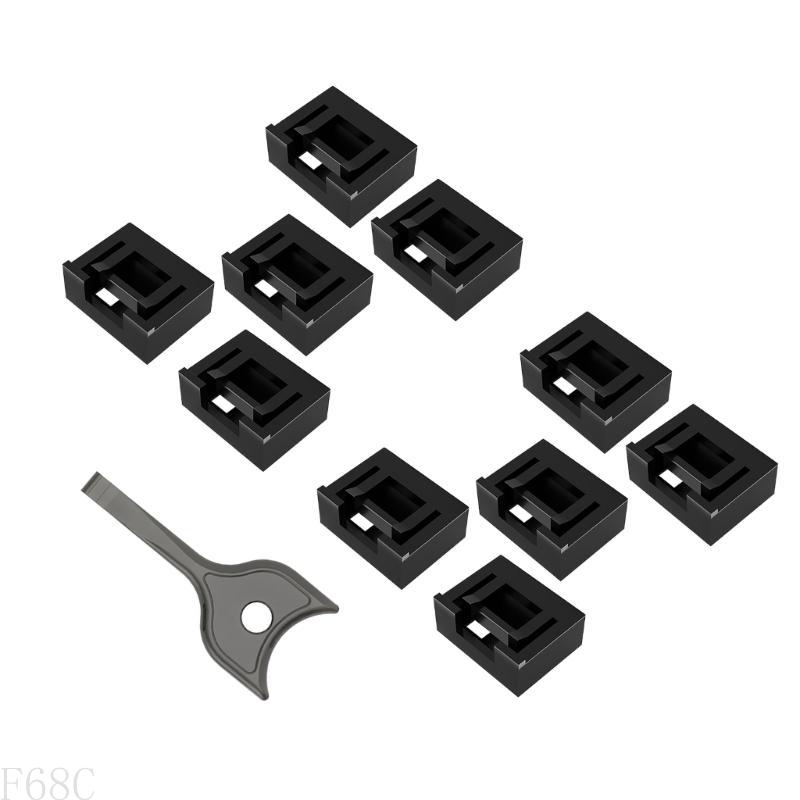 F68C Removable USB Port Blockers USB Security Lock Protect Computer Port from Unauthorized Access and Environmental Damage