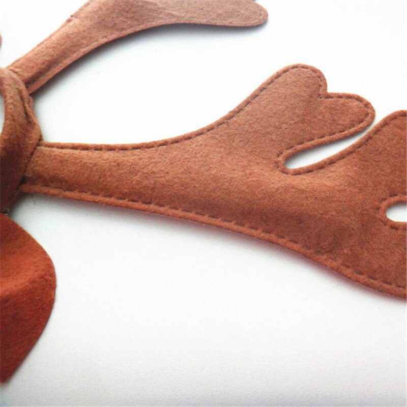 Weihnachten Kopf Schnalle Süße Braun Hirsch Geweih Headwear Mit Ohr Santa Rentier Stil Weihnachten Dekoration Ätherisches 6Z-HH112
