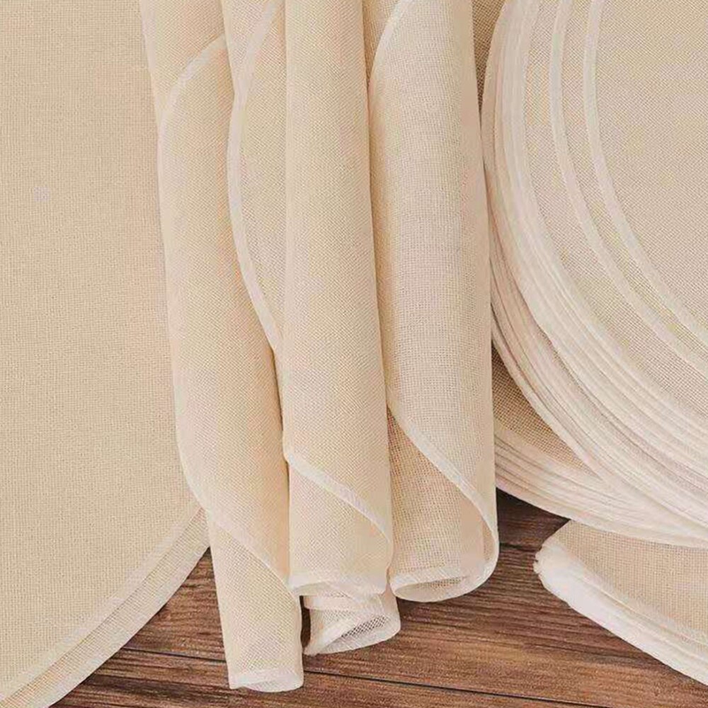 10pcs Household Cotton Steamer Cloth Reusable Non-stick Cloth Round Steamed Bun Steamer Pads for Steaming Dumplings Buns (28cm)