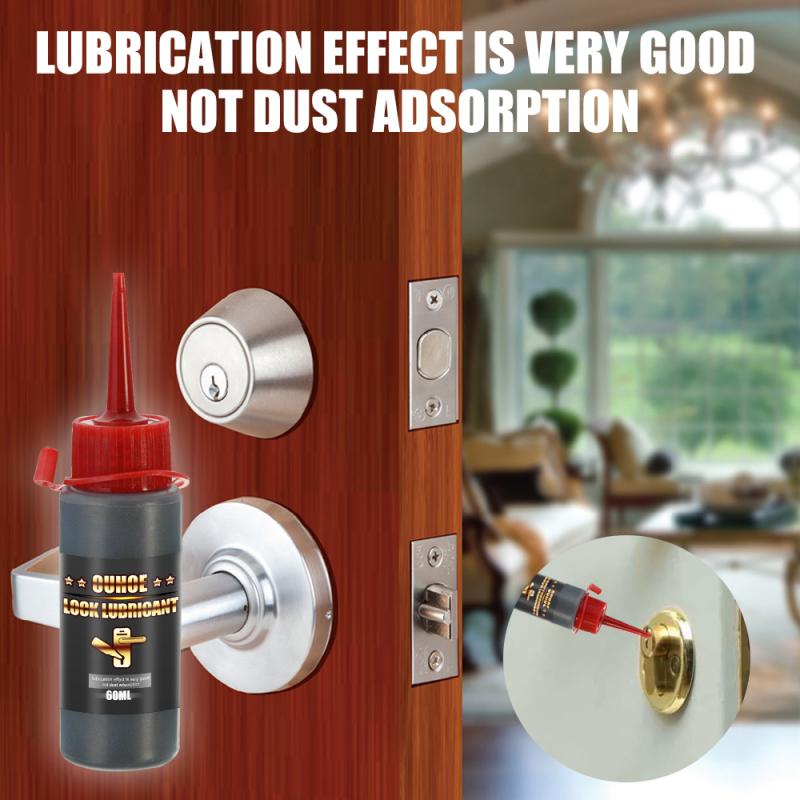 60ml Door Lock Loose Rust Lubricating Oil Lock Core Maintenance Agent Anti-rust Lubrication Universal