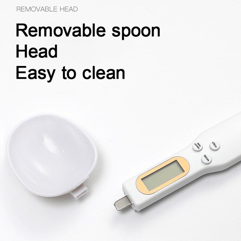 Kitchen Measuring Spoon Scale LCD Display Digital Measuring Electronic Weight Gram Food Scale Precise Cooking Baking Accessories