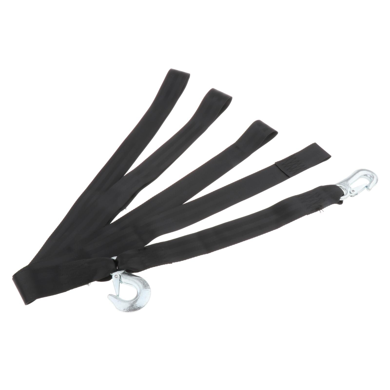 20 Foot Boat Trailer Winch Strap Two Hooks 1333 Lbs Capacity Attachment
