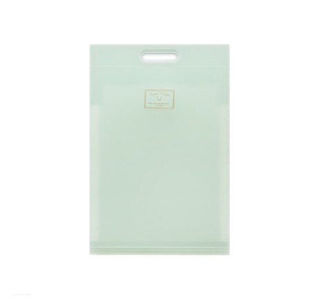 Portátil Simple A4 bolsa de documentos a prueba de agua archivo carpeta examen papel organizador caso expansión archivos Oficina papelería