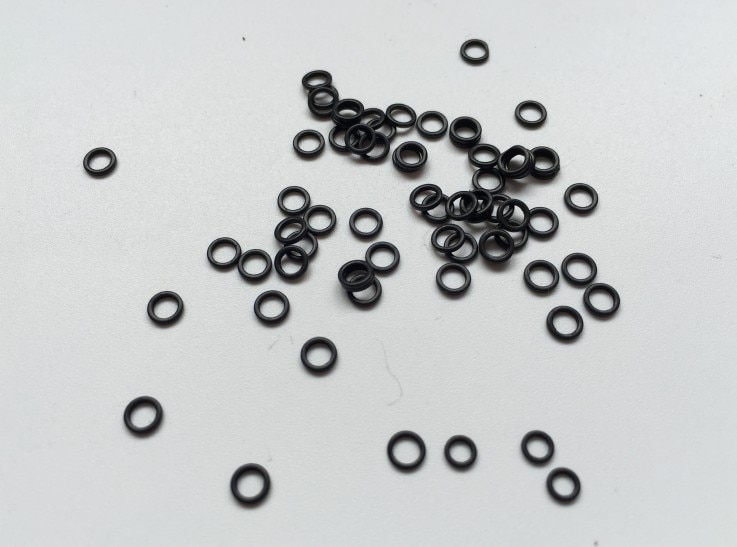 Rompin 100 stk karpe fiskerigge hurtig skift rund rig ringe fiskerigge o ringe 3.1mm & 3.7mm