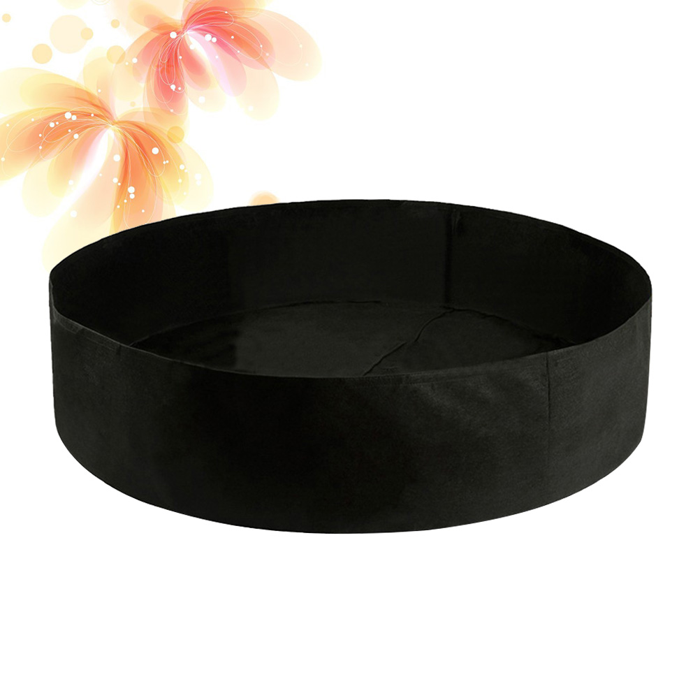 1Pc Vilt Planting Bag Ademend Planten Groeien Zak Ronde Planten Pouch Tuinieren Tas Voor Indoor Garden
