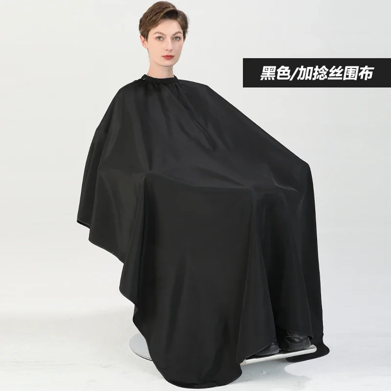Plus Salon Professionele Kapsel Sjaal Snap Waterdicht Kapper Kappers Schort Kapper Haar Knippen Kleurstof Haar Styling Capes: Dark Gray