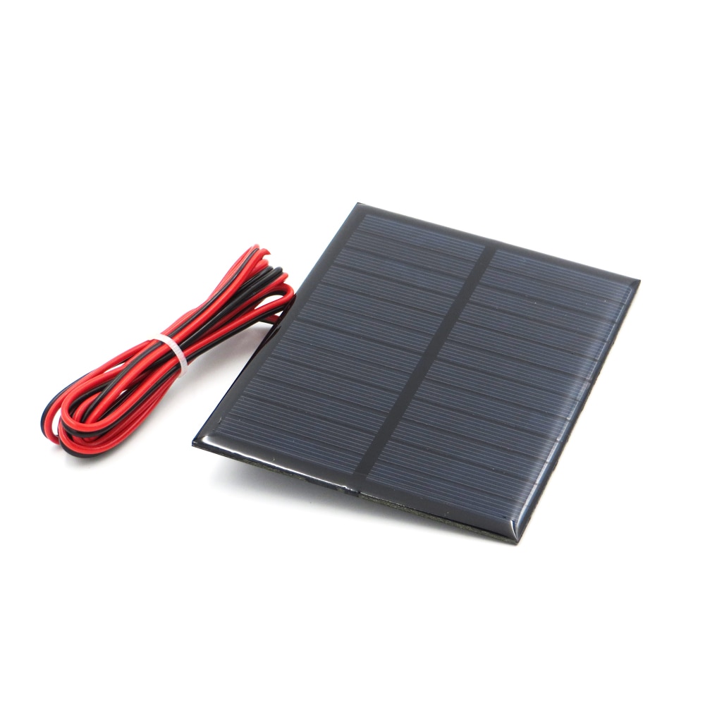 6v 183ma 1.1 watin jatkojohto aurinkopaneeli monikiteinen pii diy akkulaturi pieni mini aurinkokenno kaapeli lelu 6 voltti