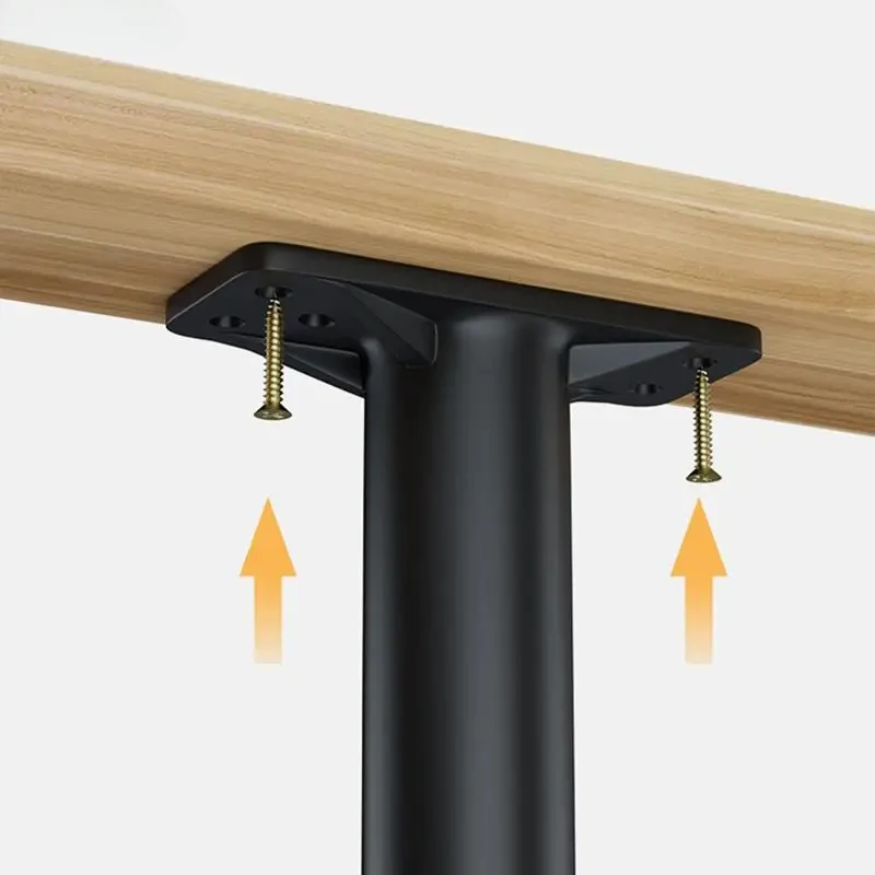 Soporte de viga de cama ajustable telescópico, pie de plástico reforzado, pata de muebles, pata de sofá, cama, soporte de carga inferior 1X