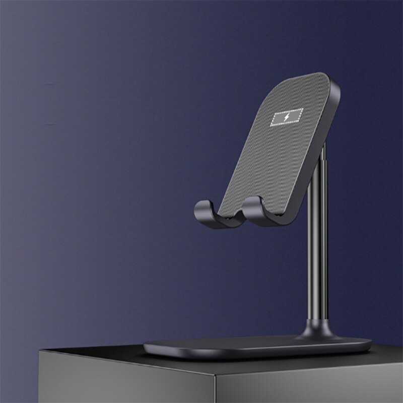 Folding Wireless Charger 10W Desktop Phone Stand Qi Charging Phone Stand Double Coil Fast Charging Universal Stand