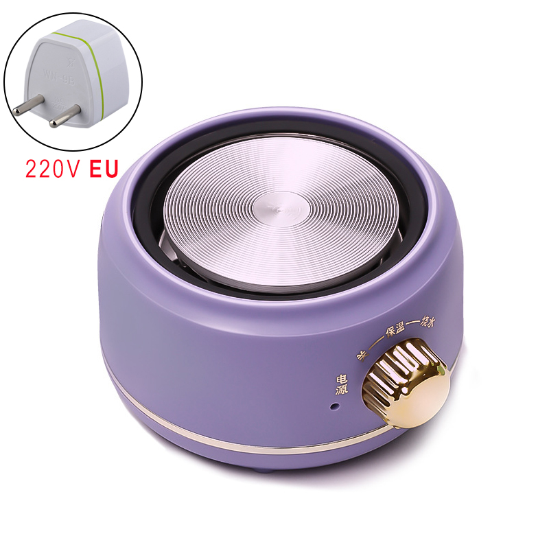 Duży piec elektryczny do pieczętowania, podgrzewacz do garnków, podgrzewacz elektryczny, kulki woskowe, topienie wosku, łyżka do pieczętowania lakiem: Czerwony