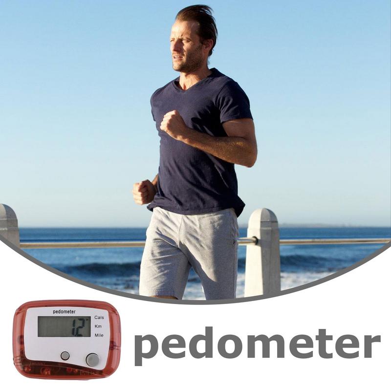 Compteur de calories de marche, affichage numérique LCD, Distance de marche, podomètre Miles/Km, compteur de pas léger avec Clip