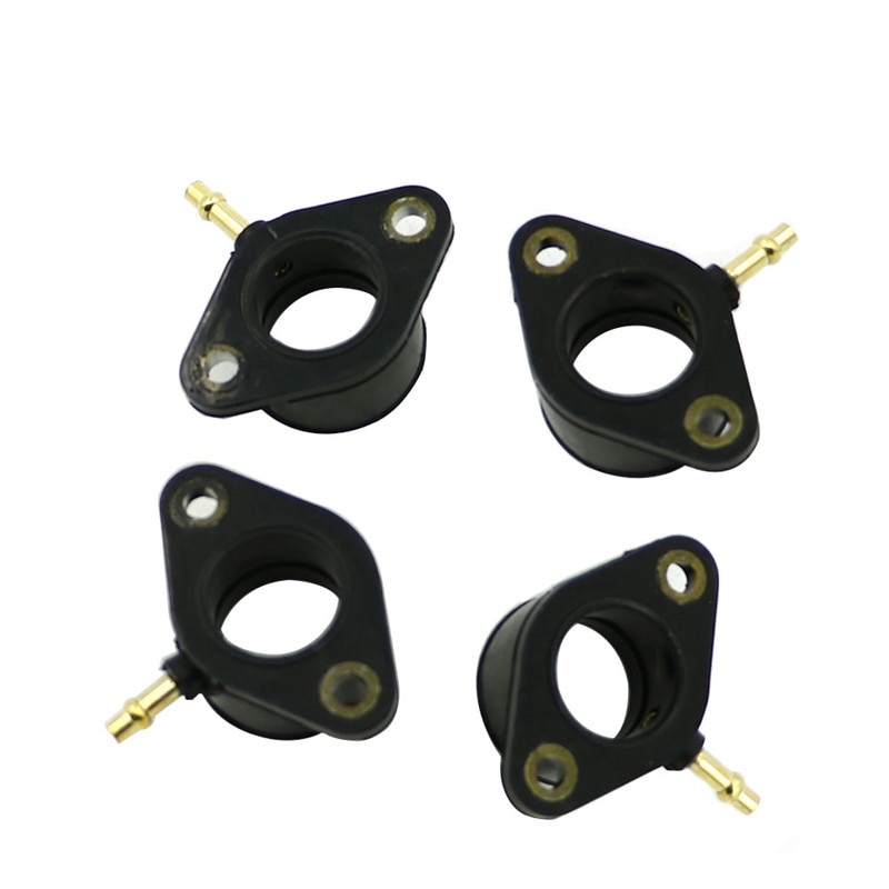 Isolador da colagem da relação da entrada do manifoid do carburador de 4 pces para kawasaki z400 z500 kz550 1980-1983 1981 1982 z 400 500 kz 550