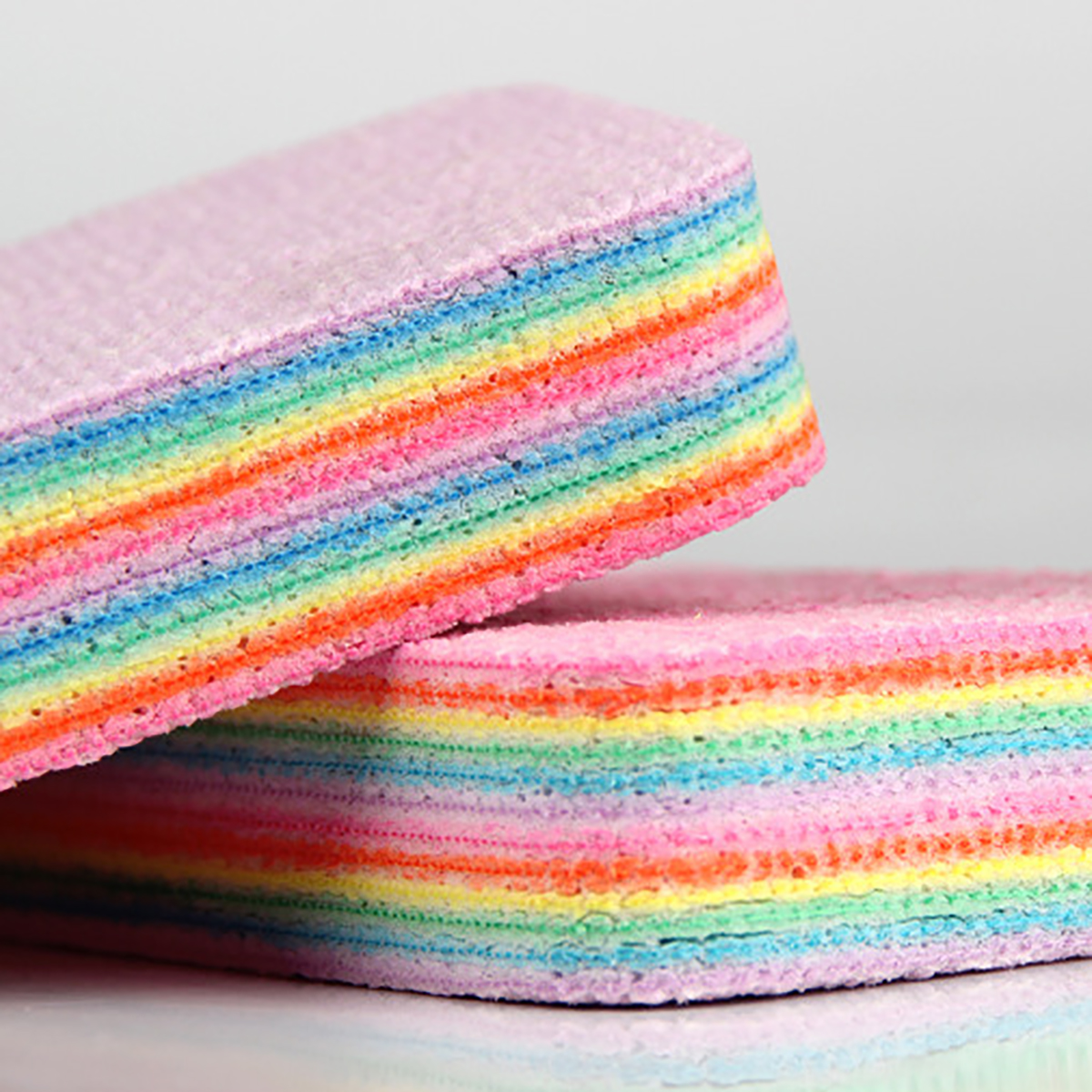 Regenbogen Farbe Faser tränen baren Lappen nützliche Dinge für Küchen utensilien Stoff Waren Geschirr tuch Scheuer schwamm Handtücher Haushalts reinigung