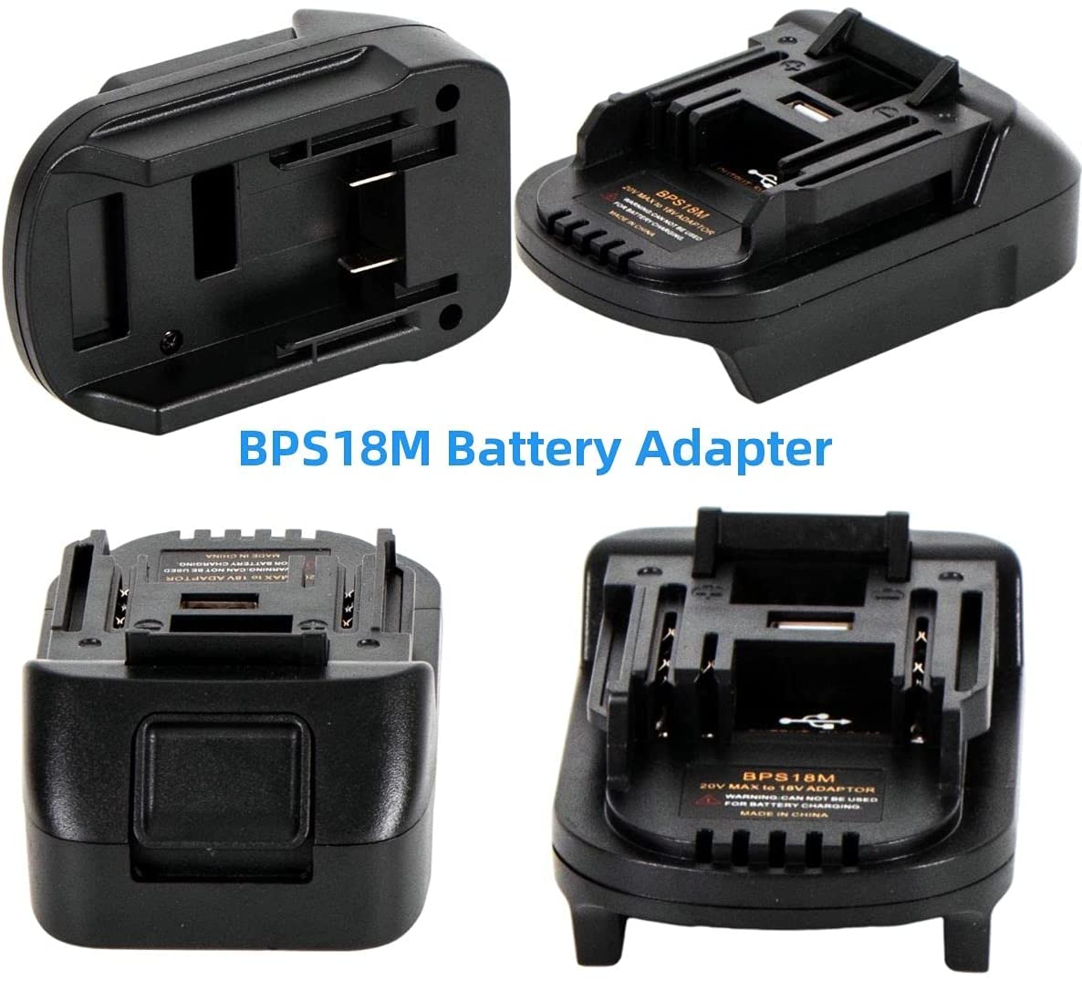 BPS18M Tool Battery Adapter For Black &amp; Decker/For Porter Cable/ For Stanley Battery is Converted To Replace For Makita BL1830
