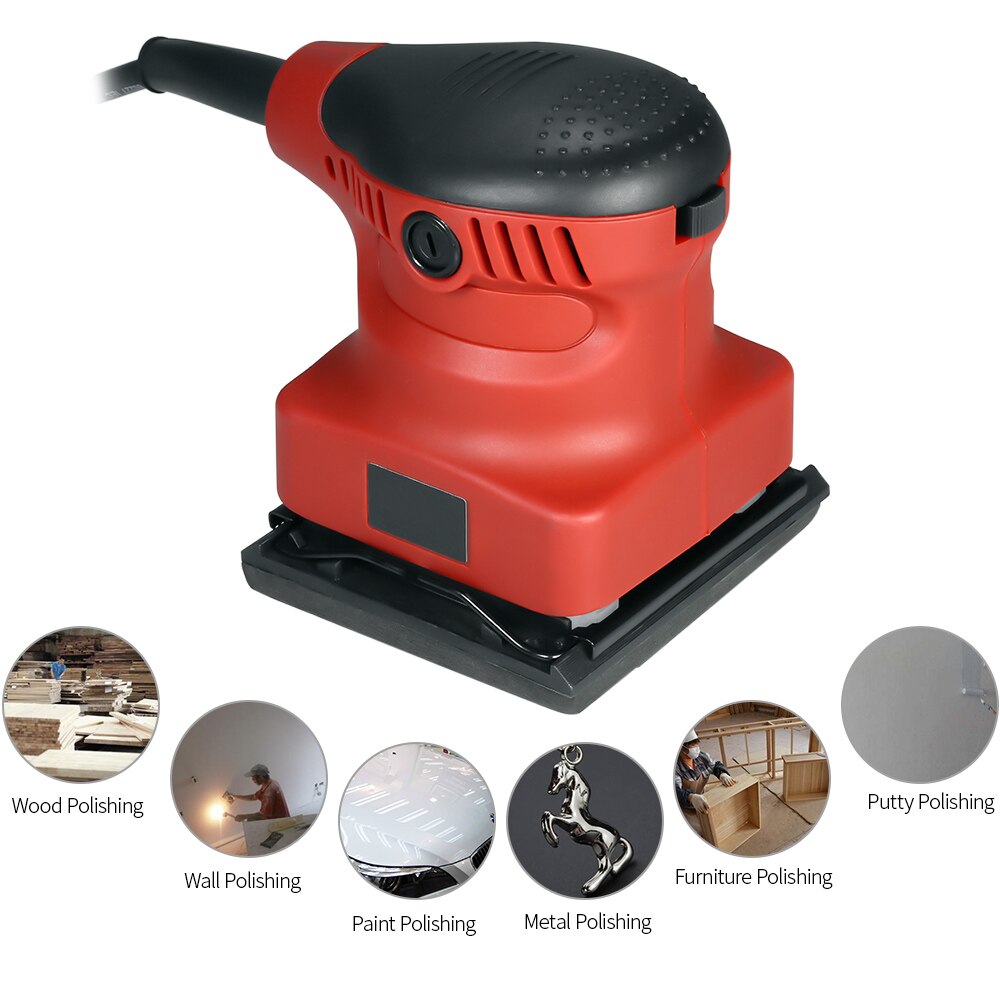 Electric Sander Dust Exhaust and Hybrid Dust Canister Palm Sander Power Tools Electric Sander N4510-1