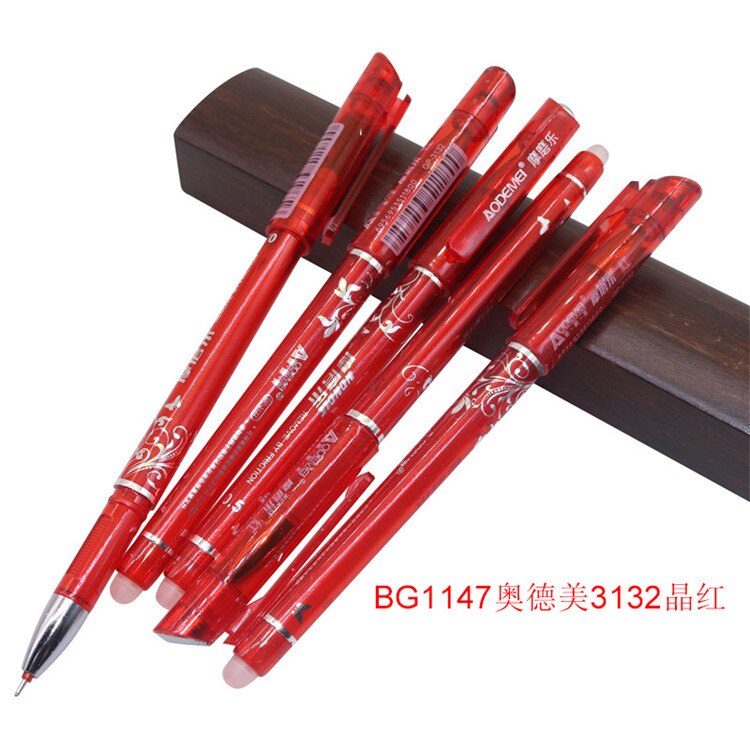 12 Pcs Magic Pen Erasable Gel Pen 0.5mm Tip Blue Refill Student Stationery Writing Pen: 12 pens BG1147