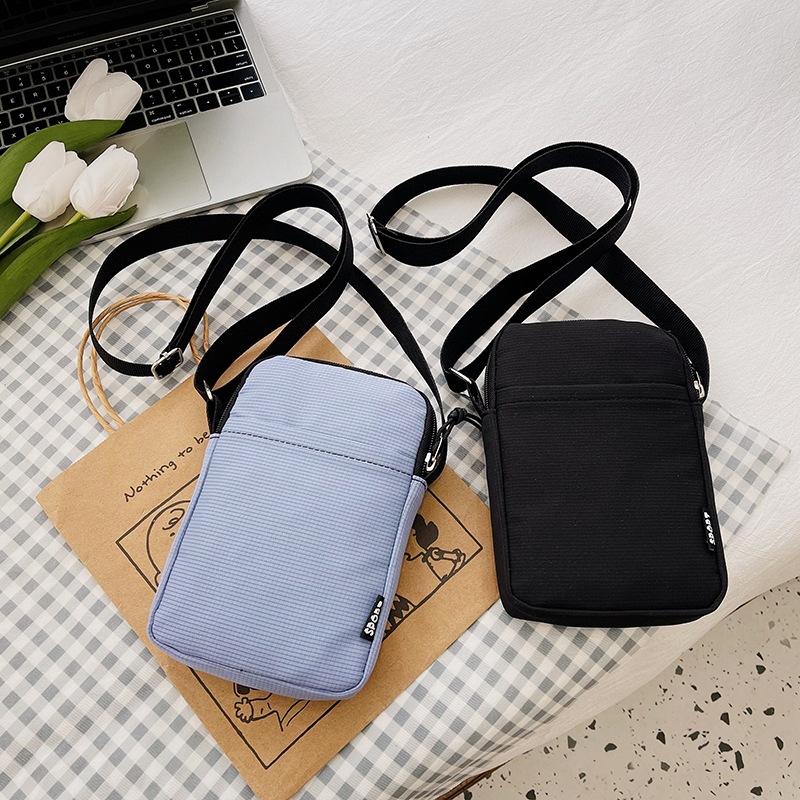 Mode mobiele telefoon tas Dames Messenger Bag All-match Mini Kleine Crossbody Tas Hangende nek Portemonnee Verticale handtas