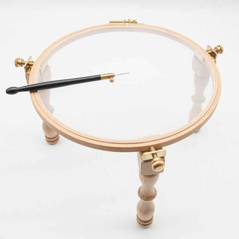 1pcs Embroidery Hoop Stand Leg DIY Handmade Cross Stitch Hoop Embroidery Ring Frame Portable Embroidery Tools