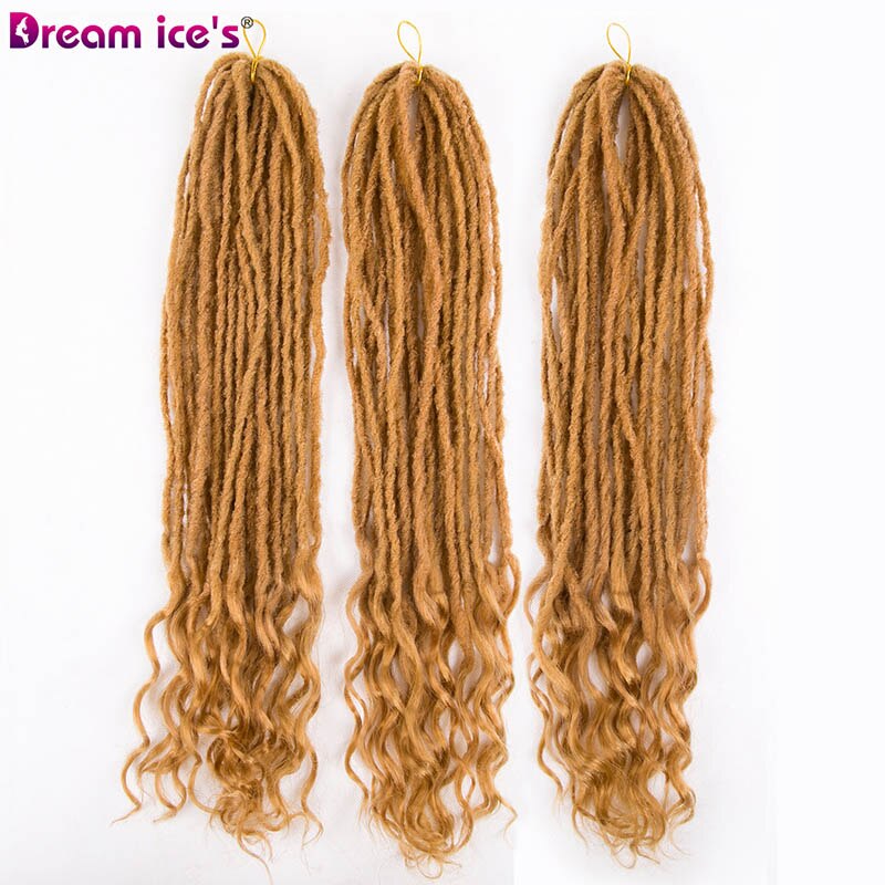 afrikanisch Synthetische Haar Göttin Faux Loks Häkeln Haar Erweiterungen 24 "Lange Faser Leidenschaft 24 wurzeln/Pack Für afro schwarz Frauen: #27 / 1 Teile/los