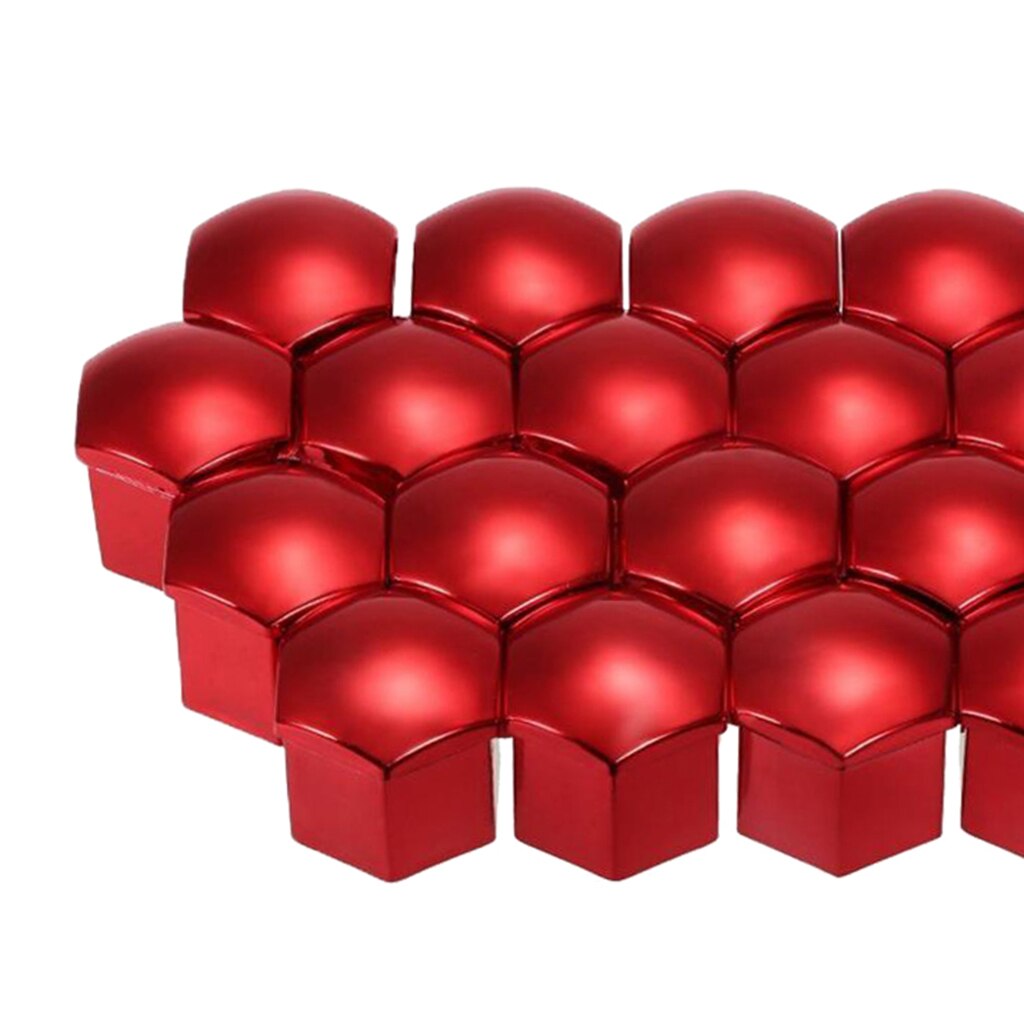 20x ABS plastic wheel nut covers 17mm Wheel Nut Covers Lug Nut Caps Screw Protector Universal