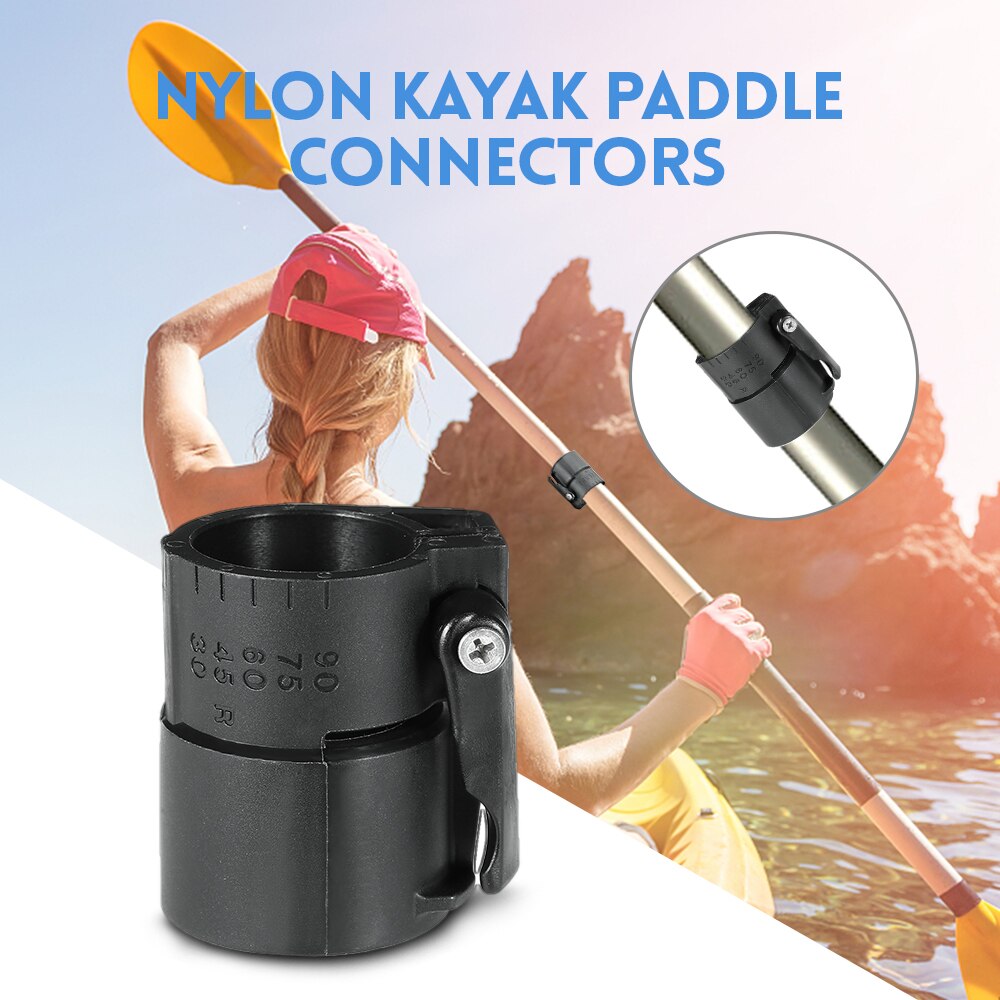 Nylon Kayak Paddle Connectors Screw Joint Replacement Part Tool Strong Plastic Paddle Connector For Fishing Boat Kayak Canoe