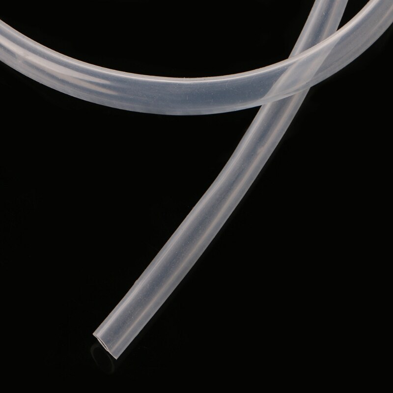 Transparent 6mm ID x 8mm OD Food Grade Silicone Tube Flexible Hose Pipe 1m Odorless, Tasteless and Inert