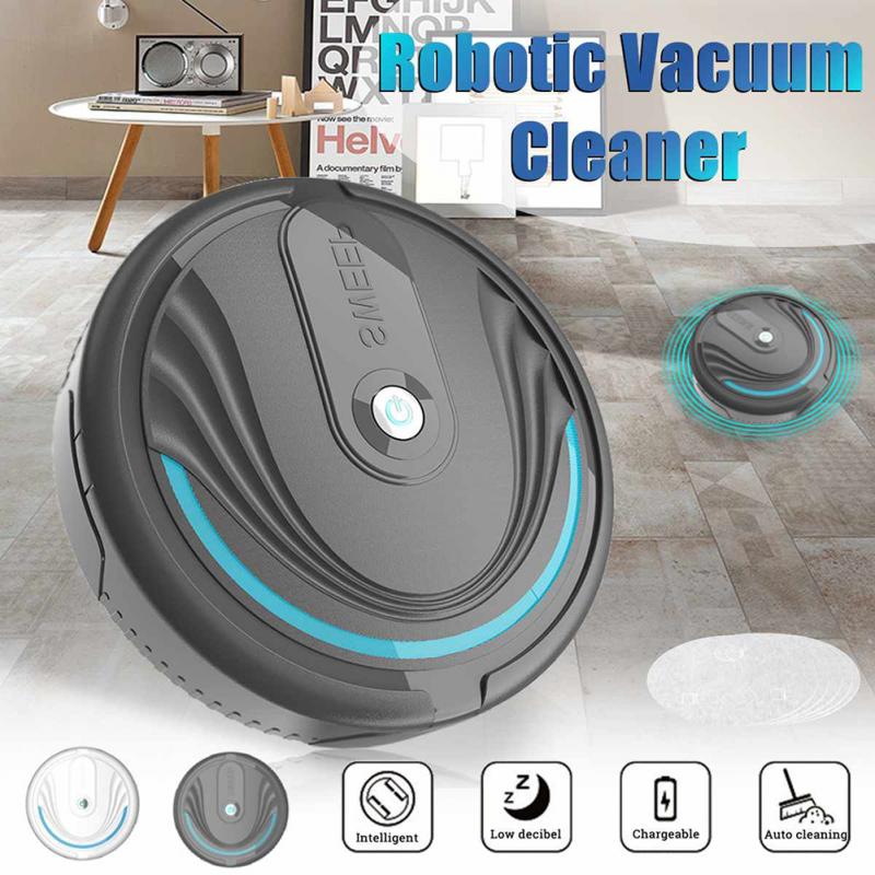 Oplaadbare Smart Floor Robot Schoonmaken Vacuüm Automatische Vegen Cleaner Voor Home Office Usb Charge