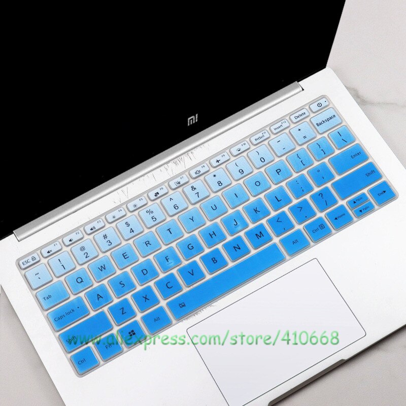 Per RedmiBook Pro 14 14 pollici/Xiaomi Mi redmibook 14 ii / RedmiBook 14 &quot;copertura della tastiera del computer portatile protezione della pelle Silicone: Gradual blue