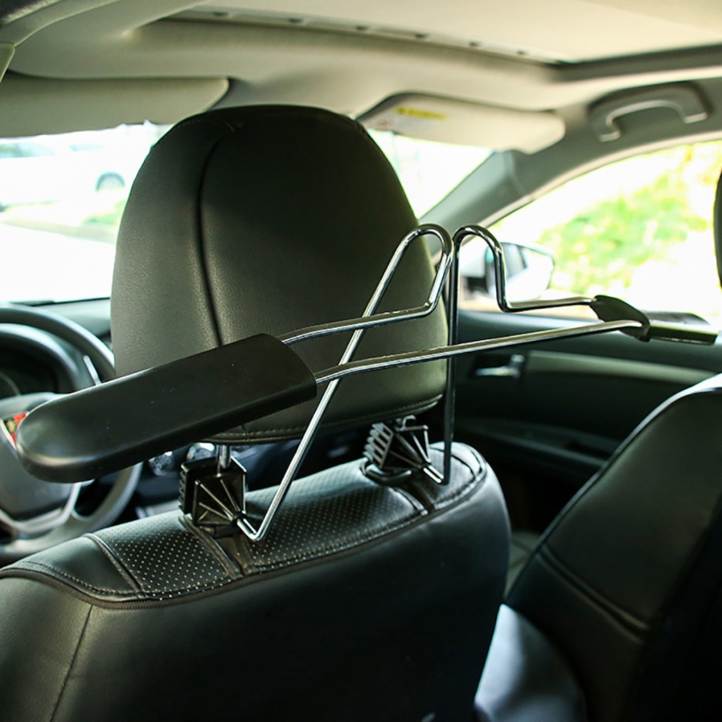 1 stuks Chroom Metalen Auto Seat Hoofdsteun Coat Rack Jas Pak Kleerhanger Auto Styling Accessoires Standhouder