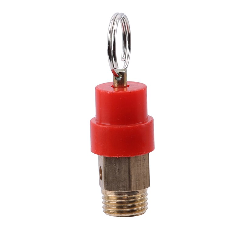 G1/4 Air Compressor Relief Valve Red Hat Hand Pulls Safety Valve 1.5cm ...