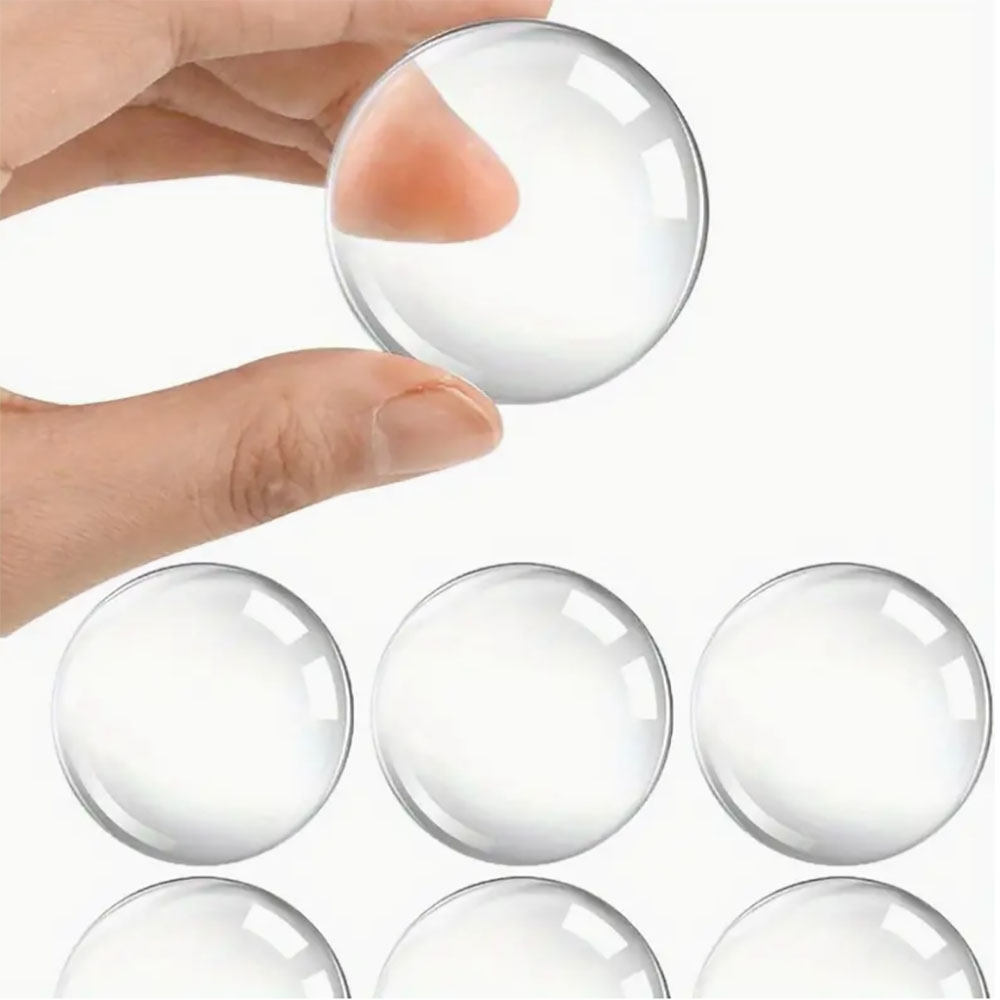 6 stuks siliconen deurstopper stickers, geluidsdempende anti-schok demper, muurbeschermer, zelfklevende deurstopper, handbeschermer.