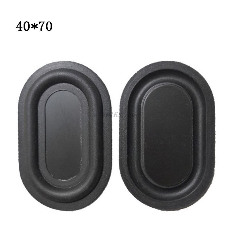 2PCS Owalne Płyty Wibracyjne Guma - Pasywne Radiatory: F